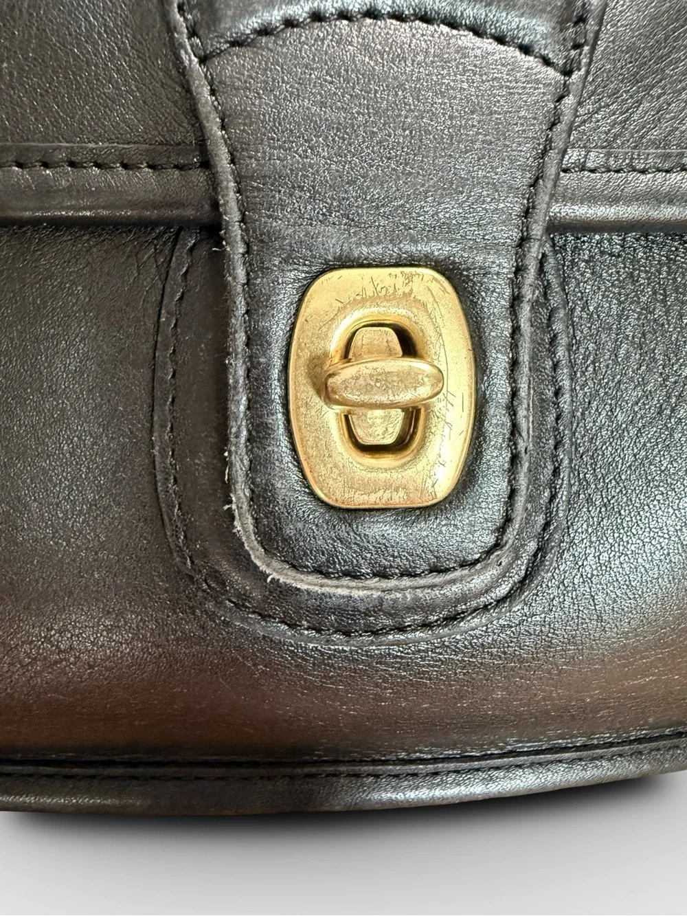 Vintage Coach Metropolitan 5180 Briefcase Jet Black